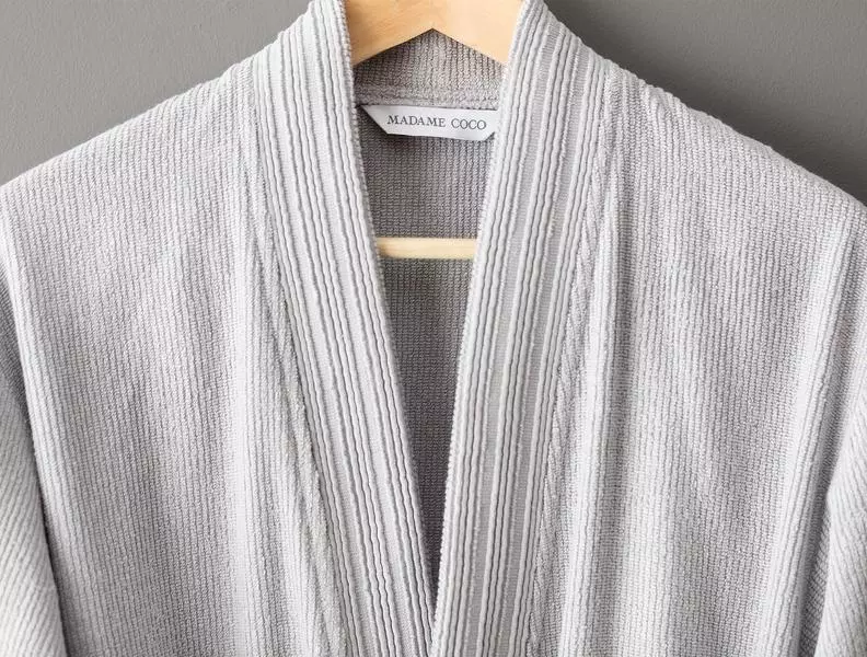 Stripe Kimono Unisex Bathrobe