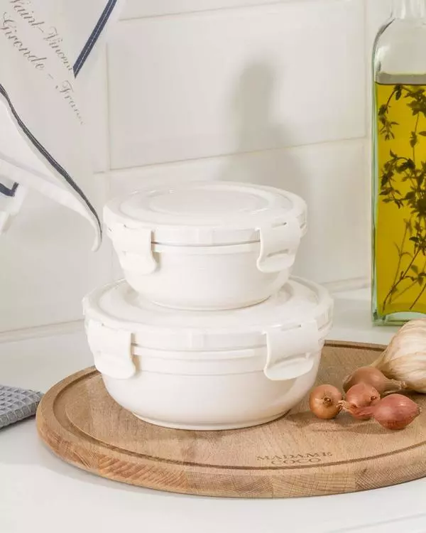 Round Storage Box 800-400Ml