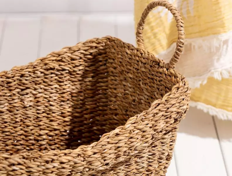 Delle Large Wicker Basket