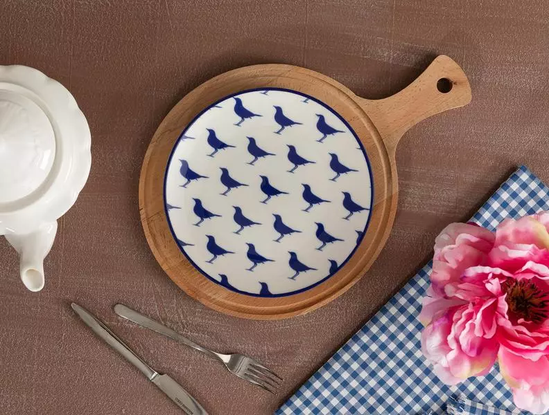 Reve Bleu Serenite Dessert Plate 19 Cm