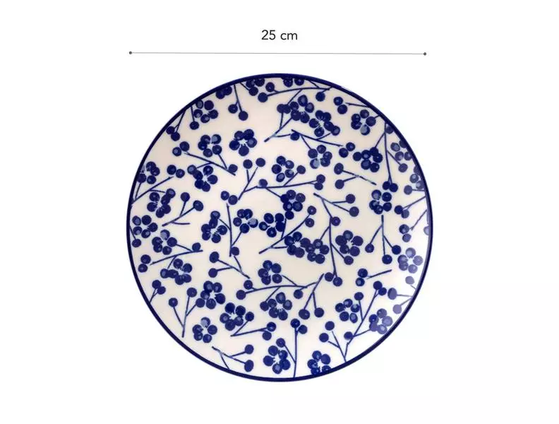 Reve Bleu Ange Dessert Plate 25 Cm