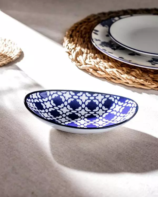Reve Bleu Brest Oval Plate