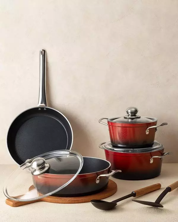 Titanium Professional Cookware Set 7 Pieces