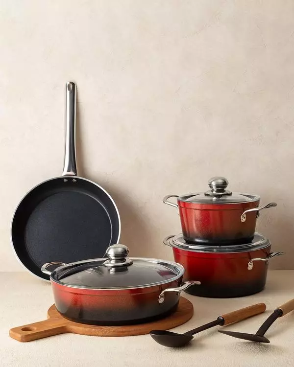 Titanium Professional Cookware Set 7 Pieces