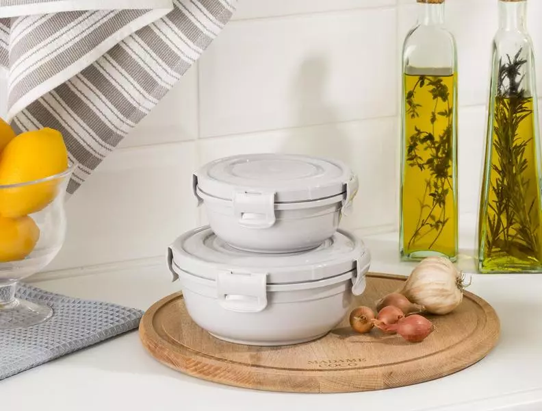 Round Storage Box 800-400Ml