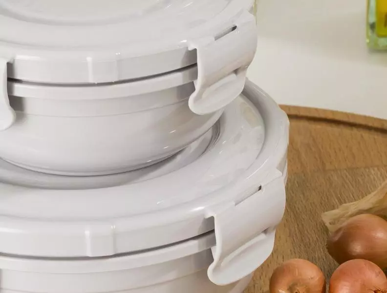 Round Storage Box 800-400Ml