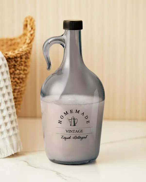 Maud Gallon Glass Detergent Bottle