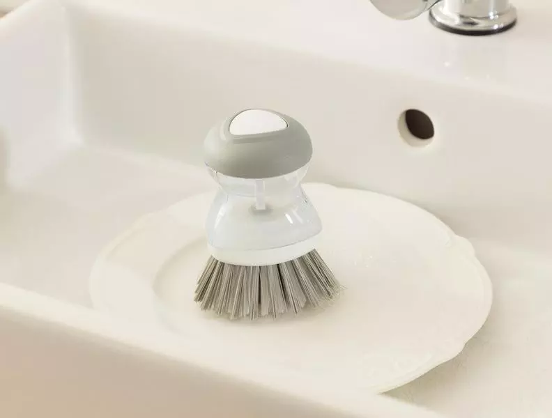 Graque Brush With Detergent Compartment