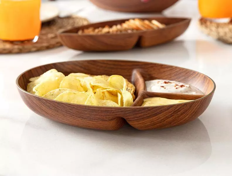 Angers Three Compartment Snack