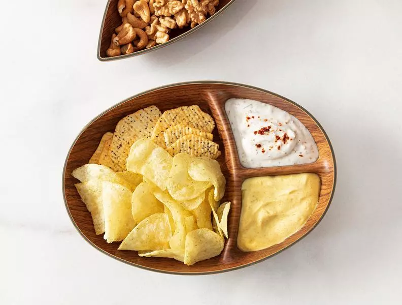 Angers Three Compartment Snack