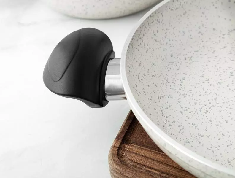 Gordes Granite Look Shallow Pan Set 2 Pieces