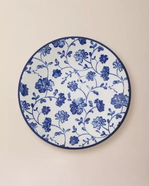 Rêve Bleu Fleur Service Plate 25 Cm