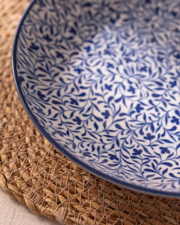 Rêve Bleu La Graine  Soup Plate 21 Cm