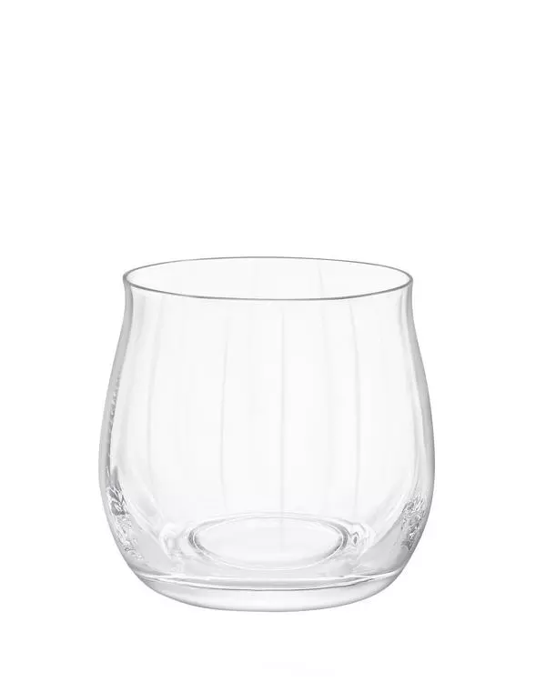 Lucinda 4-Piece Crystal Water Glass Set With Optics - 290Ml