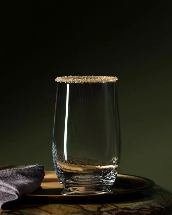 Lucinda 4-Piece Crystal Beverage Glass Set With Optics - 380Ml