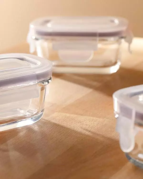 Marle 3-Piece Rectangle Mini Food Container - 120Ml
