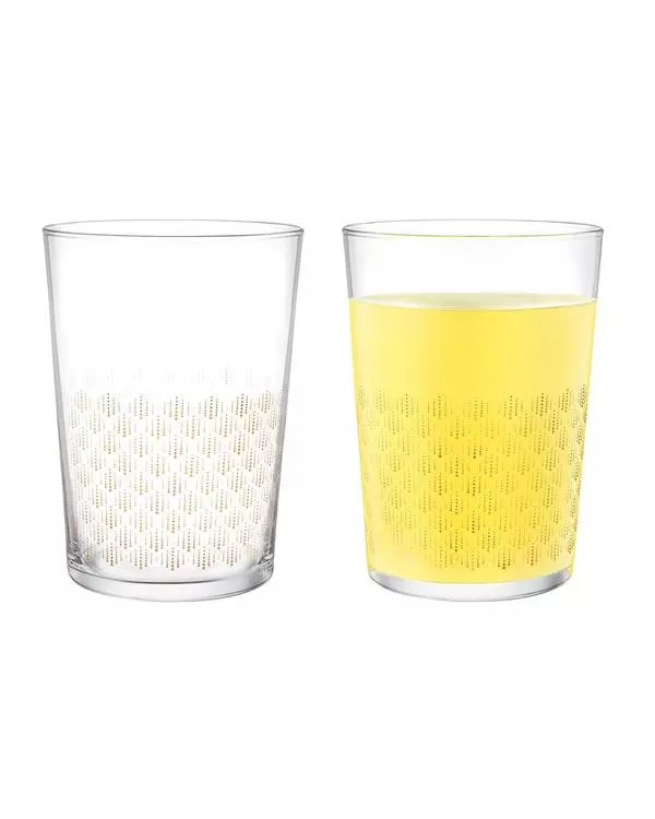 Pierretta-Golden Rain 4-Piece Beverage Glass Set
