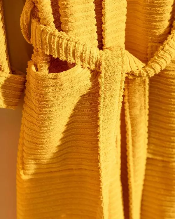 Carla Kimono Collar Unisex Bathrobe Set