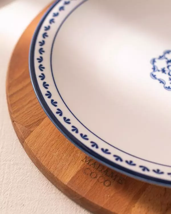 Rêve Bleu Esperer Service Plate 25 Cm