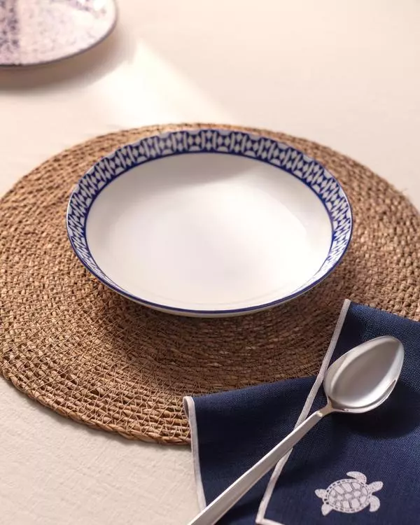 Rêve Bleu Commande Soup Plate 21 Cm