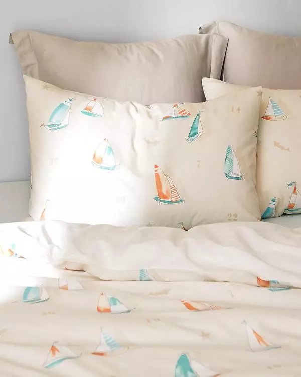 Majori  Single Size Duvet Cover Set - Ranforce Patterned