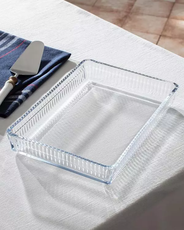 Armor Borosilicate Glass Rectangle Baking Tray With Optics - Small Size