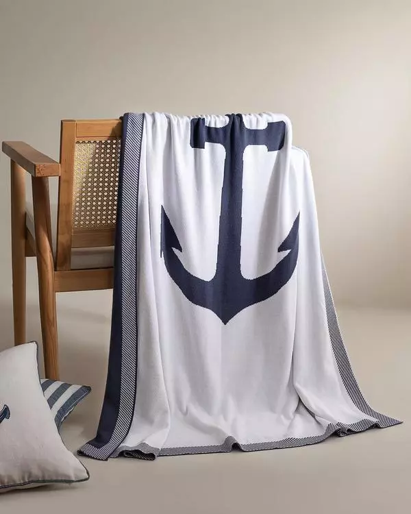 Anchor Tricot Blanket
