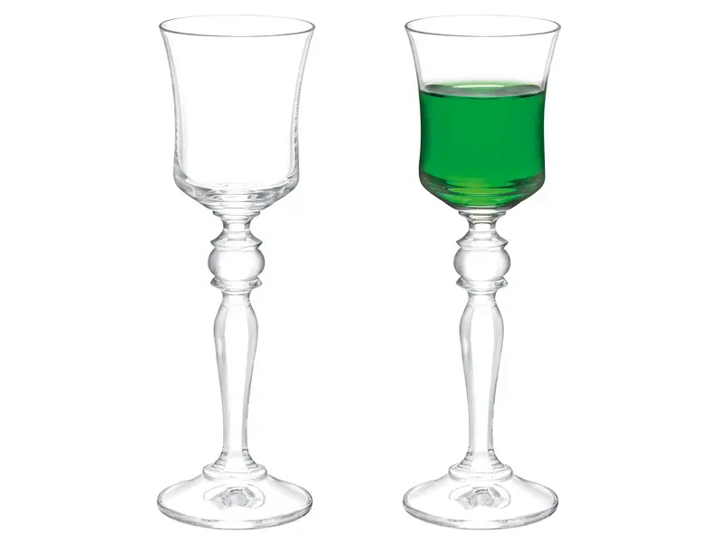 Grace Crystal 6-Piece Coffee Side Glasses Set