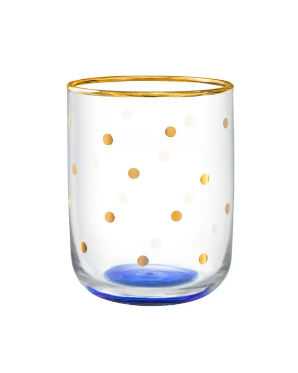 Musette - Points Dorés Gold 4-Piece Water Glass Set - 270Ml