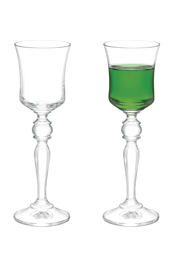Grace 4-Piece Crystal Coffee Side Glass Set - 60Ml