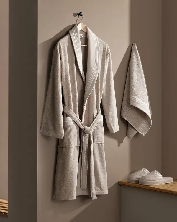 Delron Men Bathrobe Set