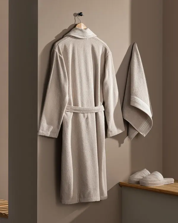 Delron Men Bathrobe Set