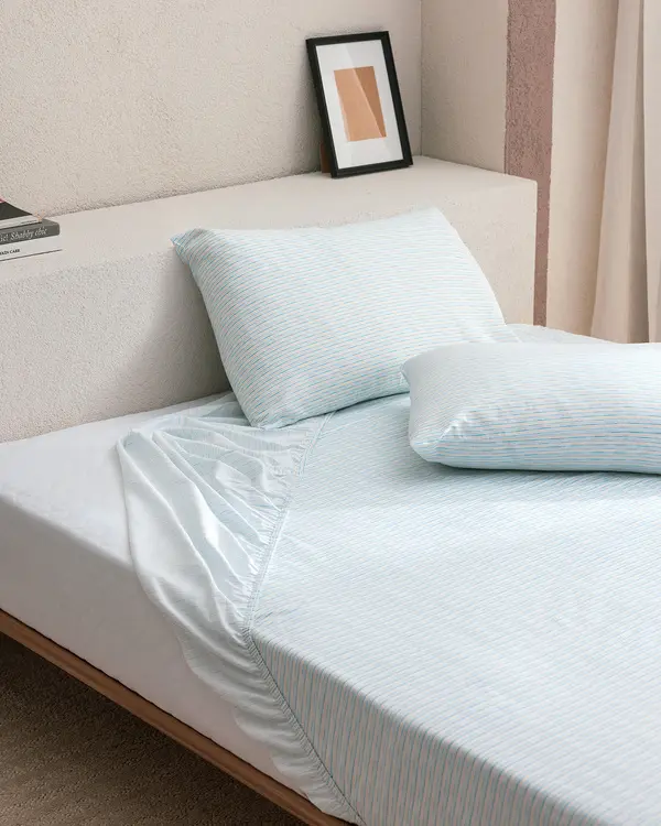 Carlo Double Size Ranforce Fitted Sheet Set