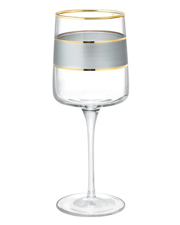 Musette - Heike Platinium 4-Piece Wine Glass Set - 320Ml