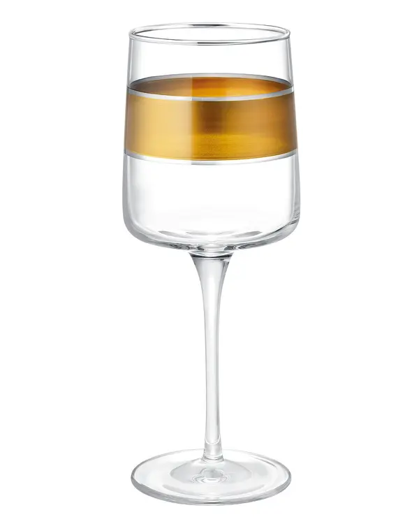 Musette - Heike Gold 4-Piece Wine Glass Set - 320Ml