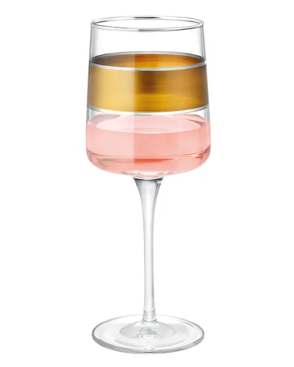 Musette - Heike Gold 4-Piece Wine Glass Set - 320Ml