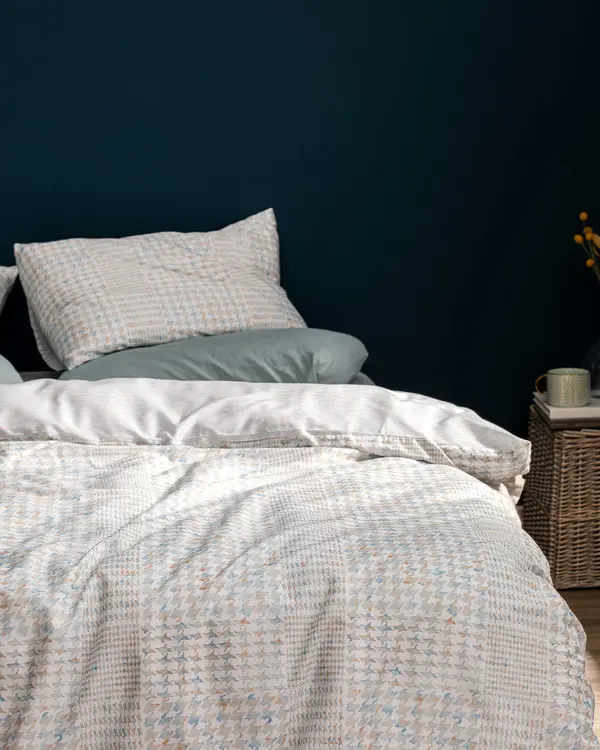 Chevi Double Size Duvet Cover Set - Ranforce Patterned