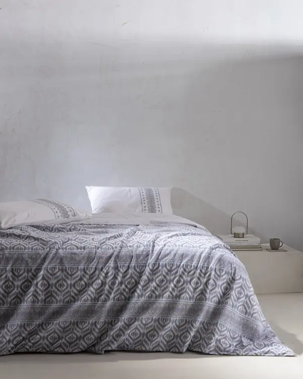 Abrial Double Size Duvet Cover Set - Ranforce Patterned