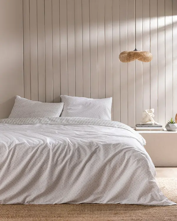 Botie Double Size Duvet Cover Set - Ranforce Patterned
