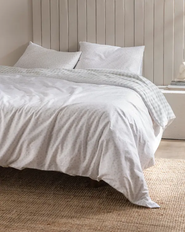 Botie Double Size Duvet Cover Set - Ranforce Patterned