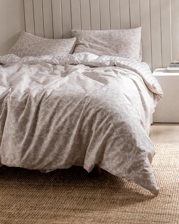 Garde Double Size Duvet Cover Set - Ranforce Patterned