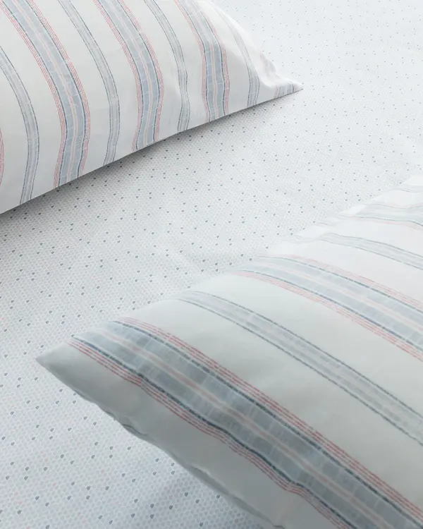 Avery King Size Duvet Cover Set - Ranforce Patterned