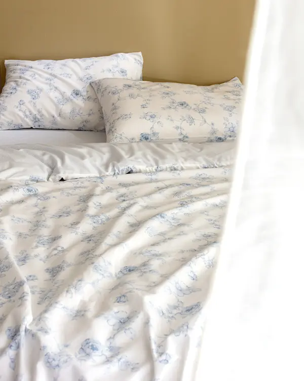 Tiny Single Size Fitted Duvet Cover Set - Ranforce Patterned