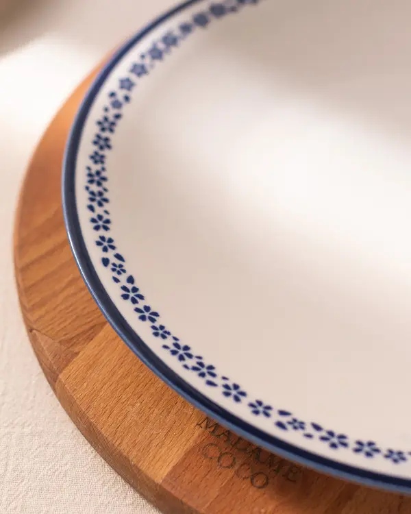 Rêve Bleu Joie Service Plate 25 Cm