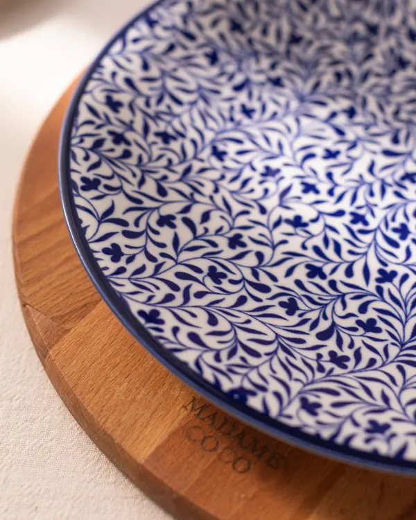 Rêve Bleu La Graine  Service Plate 25 Cm