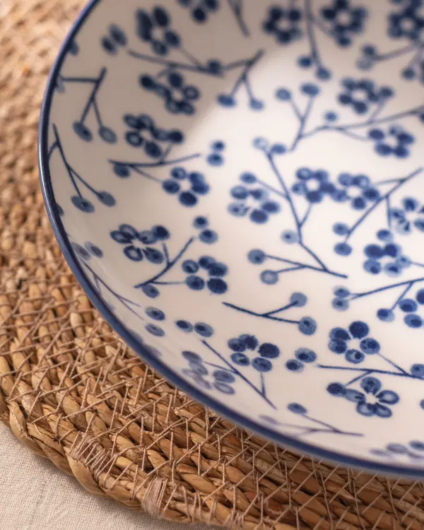 Rêve Bleu Ange Soup Plate 21 Cm