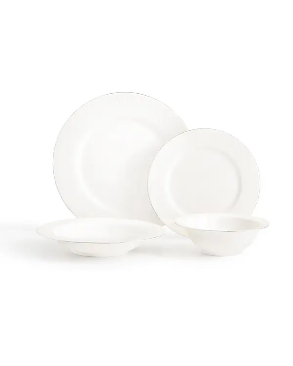 Grace 24 Piece Dinner Set Gold/Platinum