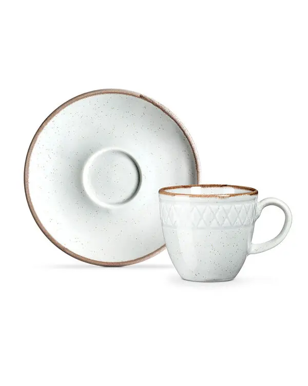 Antique 12-Piece Coffee Cup Set