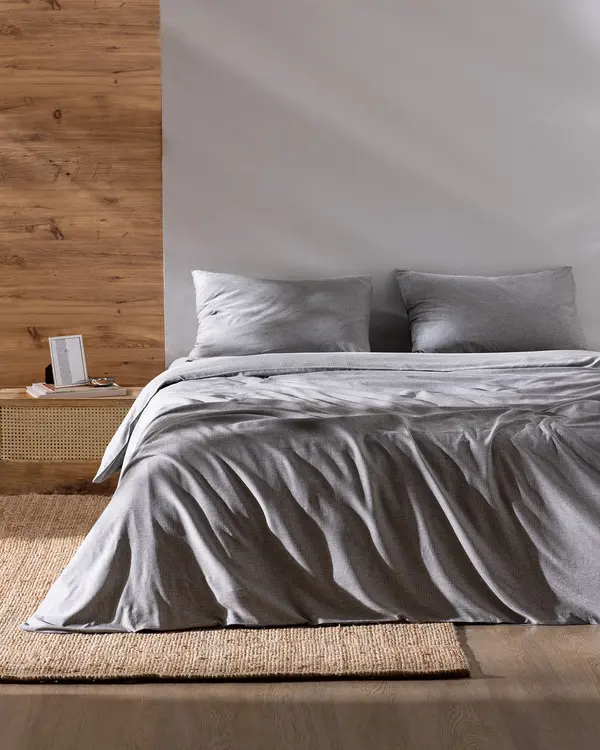 Benati Single Size Yarn Dyed Duvet Cover Set