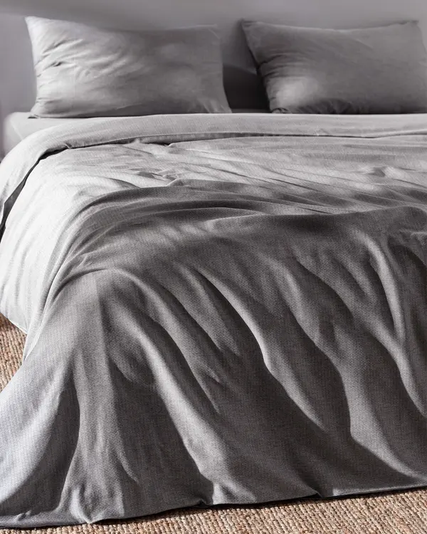 Benati Single Size Yarn Dyed Duvet Cover Set